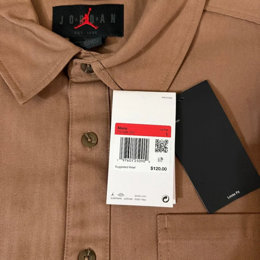 Air Jordan Essentials Button Down Shirt L